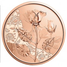 Oostenrijk 10 Euro 2021 De Roos Bloemen Koper UNC