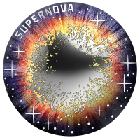 Oostenrijk 20 Euro 2024 Supernova Zilver Proof