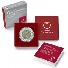 Oostenrijk 25 Euro 2017 Mikrokosmos Zilver Special UNC Niob