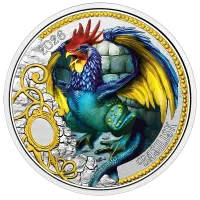 Oostenrijk 3 euro 2026 Basilisk Mythische Wezens UNC