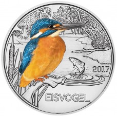 Oostenrijk 3 euro 2017 De Ijsvogel UNC