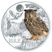Oostenrijk 3 euro 2018 De Uil UNC