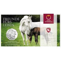 Oostenrijk 5 Euro 2020 Vrienden voor het Leven Zilver BU Blister