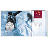 Oostenrijk 5 Euro 2017 Blauwe Donau Wals 150 Jaar Zilver BU Blister Oostenrijk 5 Euro 2017 Blauwe Donau Wals 150 Jaar Zilver BU Blister