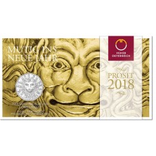 Oostenrijk 5 Euro 2018 Leeuwenkracht Zilver BU Blister Oostenrijk 5 Euro 2018 Leeuwenkracht Zilver BU Blister