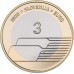 Slovenie 3 euro 2023 Dag van de Sloveense Sport UNC