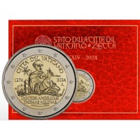 Vaticaan 2 euro 2024 Thomas Aquinas BU in blister