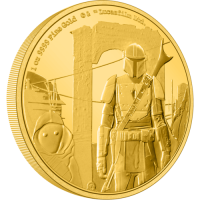 2021 Star Wars The Mandalorian Classics 1) THE MANDALORIAN™ - Niue 250 dollars 1 oz gold coin