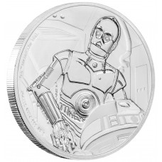 Niue 2 dollar 2017 Star Wars - Classics - 9. C-3PO™ - 1 Oz. zilver