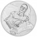 Niue 2 dollar 2017 Star Wars - Classics - 9. C-3PO™ - 1 Oz. zilver