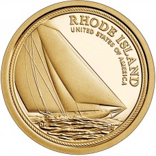 US American Innovative Dollar 2022 - 14 Rhode Island D