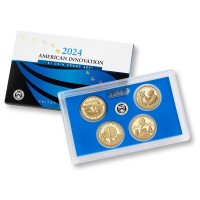 US USA American Innovative Dollar 2024 Proofset (4 coins) S