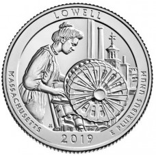 US America the Beautiful Quarter 2019 - 46 Lowell National Park (Massachusetts) D
