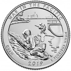 US America the Beautiful Quarter 2019 - 48 War in the Pacific (Guam) D