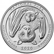 US America the Beautiful Quarter 2020 - 51 American Samo National Park (American Samoa) D