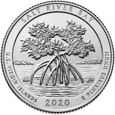 US America the Beautiful Quarter 2020 - 53 Salt River Bay (Virgin Islands) D