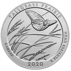 US America the Beautiful Quarter 2020 - 55 Tallgrass Prairie (Kansas) D