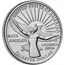 US American Woman Quarter 2022 - 01 Maya Angelou P