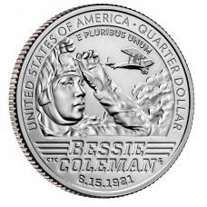 US American Woman Quarter 2023 - 06 Bessie Coleman D