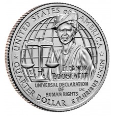 US American Woman Quarter 2023 - 08 Eleanor Roosevelt D