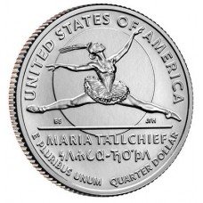 USA US American Woman Quarter 2023 - 10 Maria Tallchief D