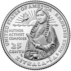USA US American Woman Quarter 2024 - 15 Zitkala-Sa D