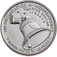 USA Semiquincentennial Quarter 2026 Declaration of Independence P UNC