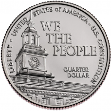 USA Semiquincentennial Quarter 2026 US Constitution D UNC