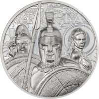 Cook Islands 5 dollars 2023 Sparta Warrior - 1 oz silver coin