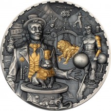 Cook Islands 20 dollar 2024 – Steampunk Carnival | 3 oz Zilver Proof