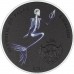 Cook Islands 5 Dollars 2024 X-Ray - The Last Mermaid 1 oz Silver Proof Coin