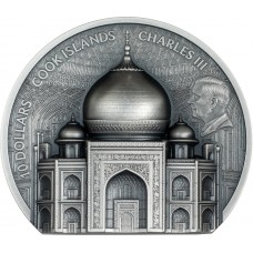 Cook Islands 10 dollar 2025 Taj Mahal | 2 oz Zilver Proof