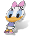 Disney Chibi – Daisy Duck | 2021 Niue 2 Dollars 1 oz Silver Proof Coin