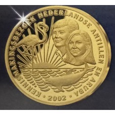 Nederland – Gouden Penning – Willem-Alexander & Máxima: Kroonprinselijk Paar West | 4,75 gram
