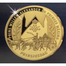 Nederland – Gouden Penning – Willem-Alexander & Máxima: Catharina-Amalia | 4,75 gram