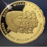 Nederland – Gouden Penning – Willem-Alexander & Máxima: De Vierde Koning | 4,75 gram