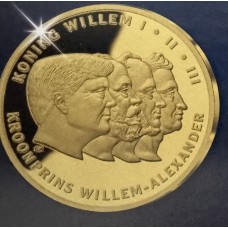 Nederland – Gouden Penning – Willem-Alexander & Máxima: De Vierde Koning | 4,75 gram