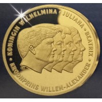 Nederland – Gouden Penning – Willem-Alexander & Máxima: De Drie Voorgangsters | 4,75 gram