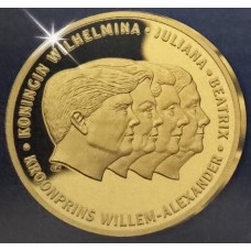 Nederland – Gouden Penning – Willem-Alexander & Máxima: De Drie Voorgangsters | 4,75 gram
