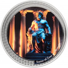 Niue 2 Dollars 2026 Statue of Zeus at Olympia 1 oz Silver Coin Proof