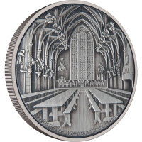 Harry Potter Hogwarts – The Great Hall | 2022 Niue 2 Dollars 1 oz Silver Proof Coin Harry Potter Hogwarts – The Great Hall | 2022 Niue 2 Dollars 1 oz Silver Proof Coin